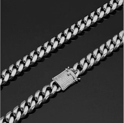 Men's chain GUILD 12MM CZ Cuban Necklace