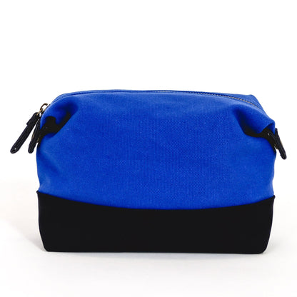 Travel Toiletry Bag - Eternal Optimist in Cobalt Blue