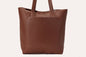 Journalist Style Leather Tote Bag