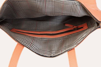 Fold n Hold Leather Tote