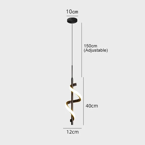 LED Wall Lamp Nordic Bedroom Bedside Minimalist Sconce Black White