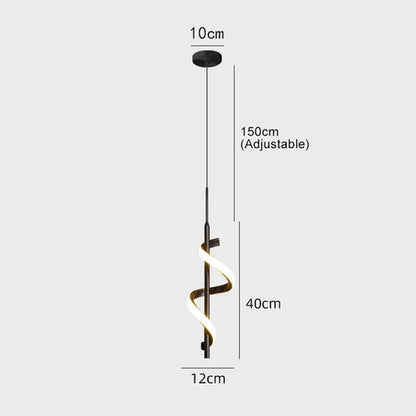 LED Wall Lamp Nordic Bedroom Bedside Minimalist Sconce Black White