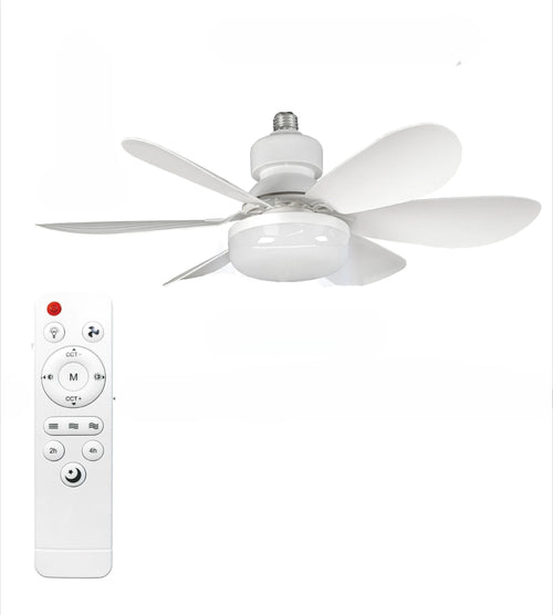 E27 Base LED Ceiling Fan Light with Remote Control 85V-265V Voltage 3