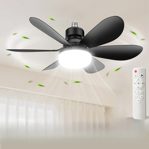 E27 Base LED Ceiling Fan Light with Remote Control 85V-265V Voltage 3