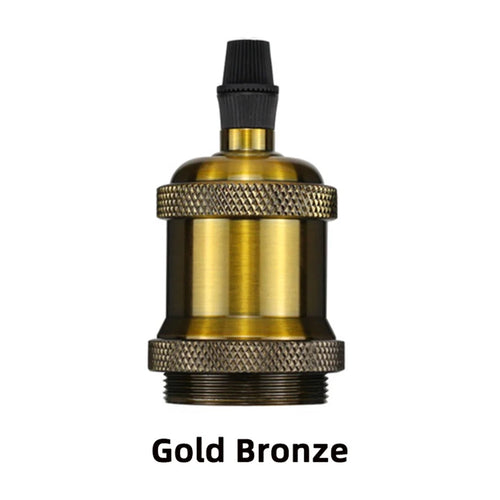 Vintage Lamp Socket Edison Screw Lamp Holder E27 Bulb Bases Light Bulb