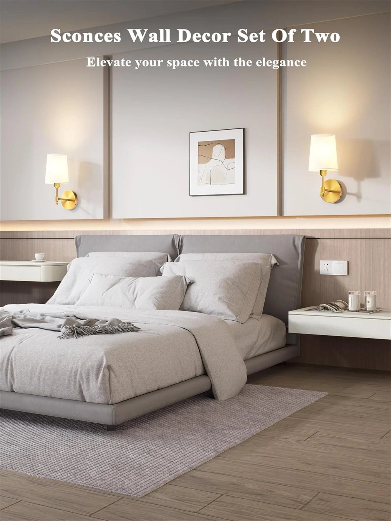 Wiring-Free Rechargeable Battery Powered Wall Tape 4000 Mah Dimmable