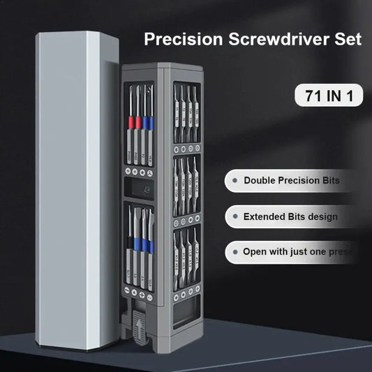 71 in 1 Screwdriver Set Precision Magnetic Screw Driver Bit