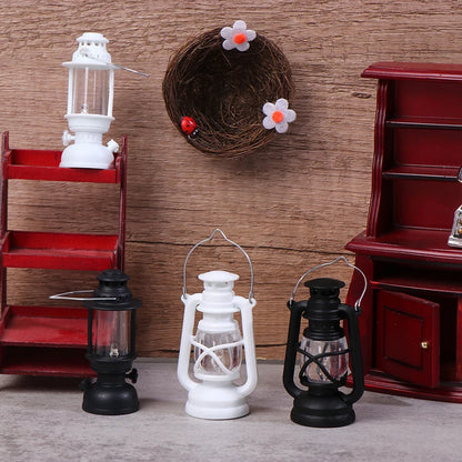 6cm Mini Led Retro Glowing Pony Lantern Simulation Cande Light Night