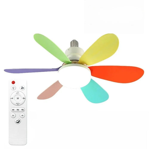 E27 Base LED Ceiling Fan Light with Remote Control 85V-265V Voltage 3