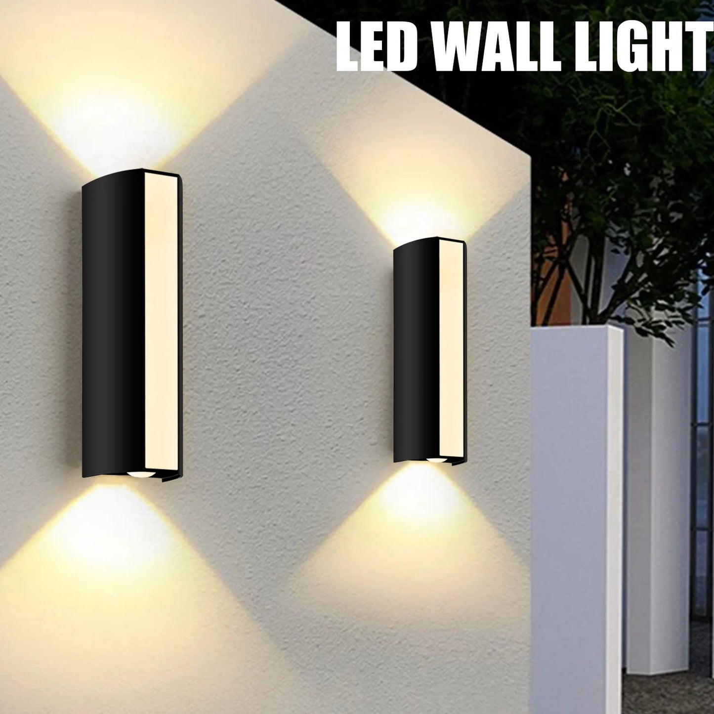Wall Light LED Lamp 10W AC85-265V IP66 Waterproof Warm White Cold