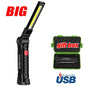 Portable COB LED Work Light USB Rechargeable LED Flashlight Inspection