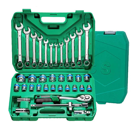 37 Piece Socket Wrench Ratchet Set Mechanical Tool Set Drill Bit
