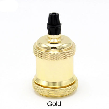 Vintage Lamp Socket Edison Screw Lamp Holder E27 Bulb Bases Light Bulb