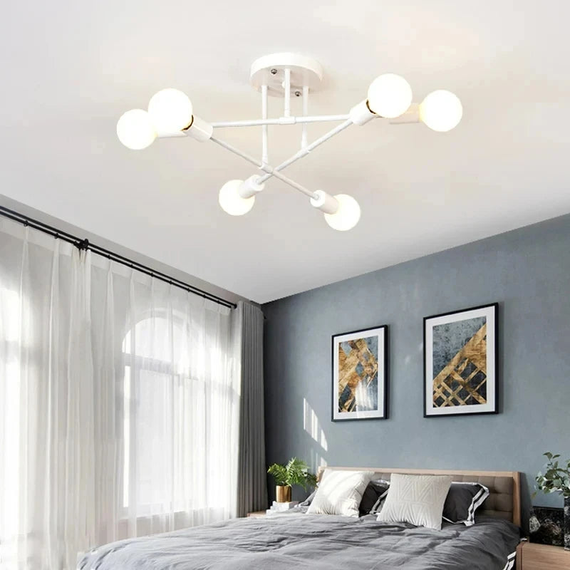 Nordic Minimalist Pendant Light Ceiling Lamp LED Chandelier Suitable