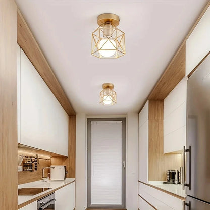 Led Ceiling Light Round Chandelier 110V 220V Mini Ceiling Lamp Indoor