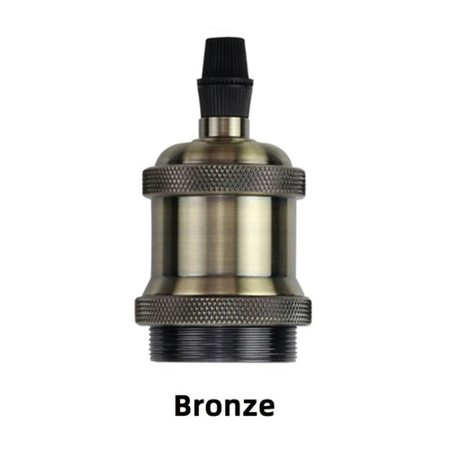 Vintage Lamp Socket Edison Screw Lamp Holder E27 Bulb Bases Light Bulb