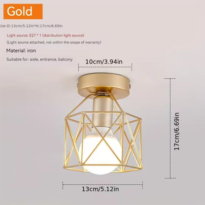 Led Ceiling Light Round Chandelier 110V 220V Mini Ceiling Lamp Indoor