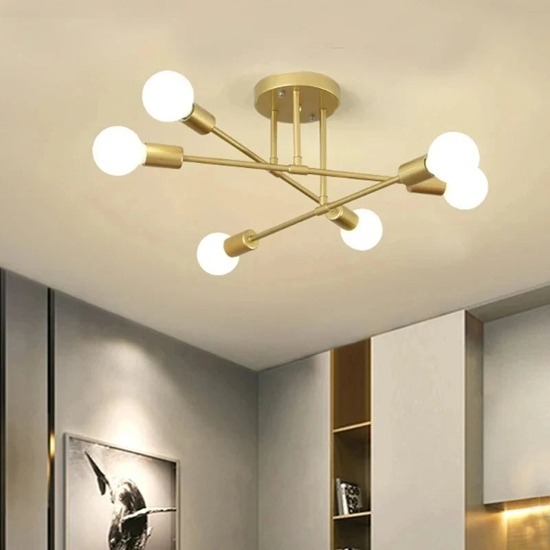 Nordic Minimalist Pendant Light Ceiling Lamp LED Chandelier Suitable
