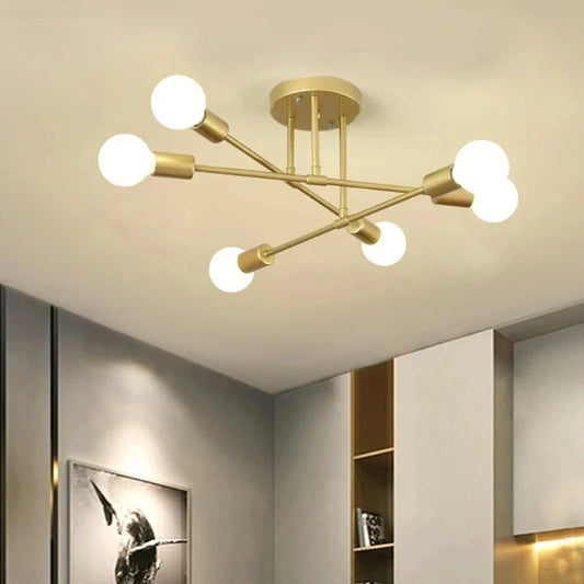 Nordic Minimalist Pendant Light Ceiling Lamp LED Chandelier Suitable