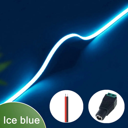 3mm Ultra Thin 12V Colorful COB LED Strip Dimmable 3000K 4000K 6000K