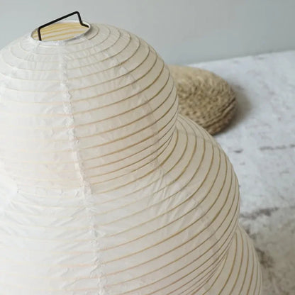 Japanese Design Akari Noguchi Yong Table Lamp White Rice Paper