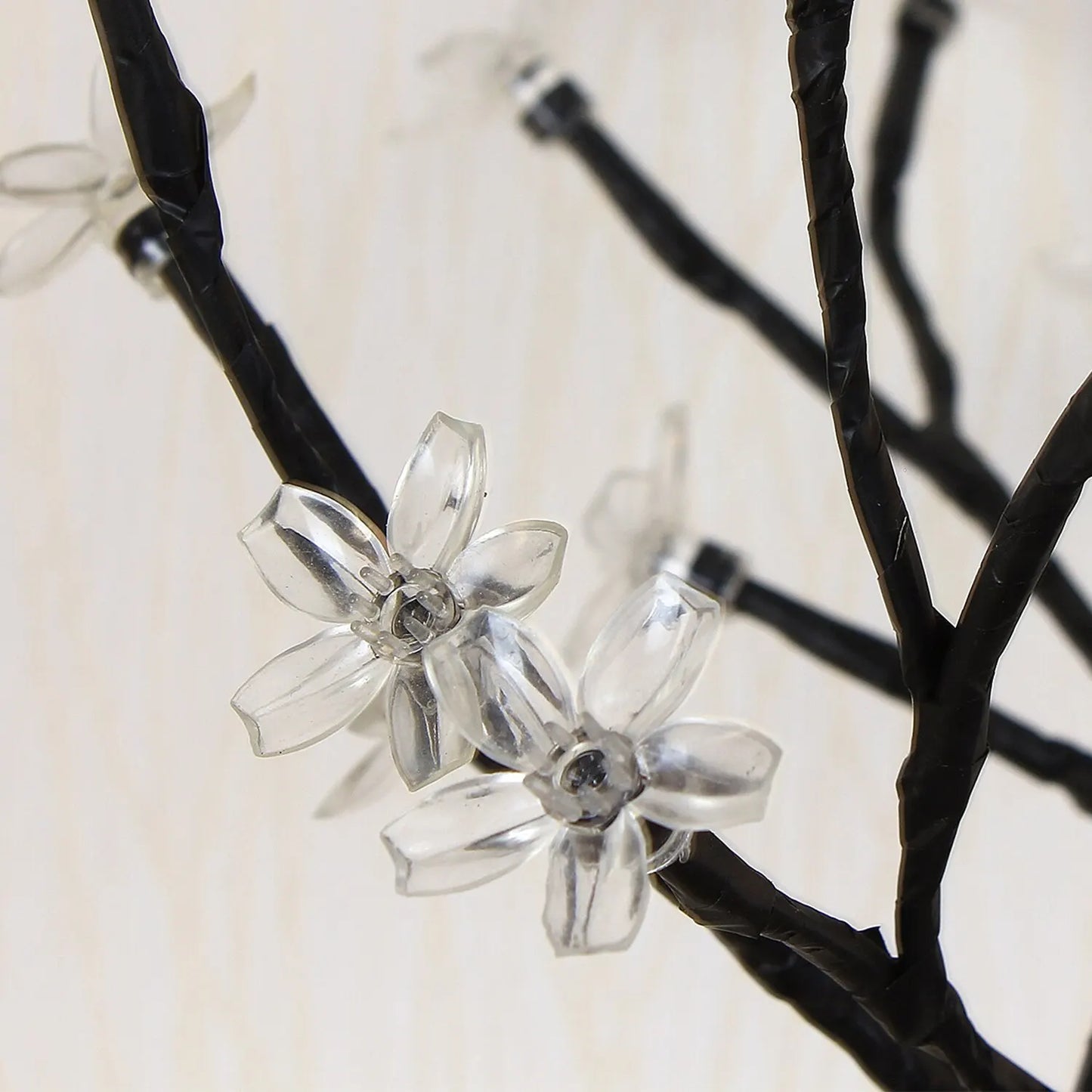 Cherry Blossom Tree Light,17inch 40LED Lighted Tabletop Artificial