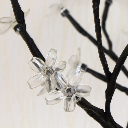 Cherry Blossom Tree Light,17inch 40LED Lighted Tabletop Artificial