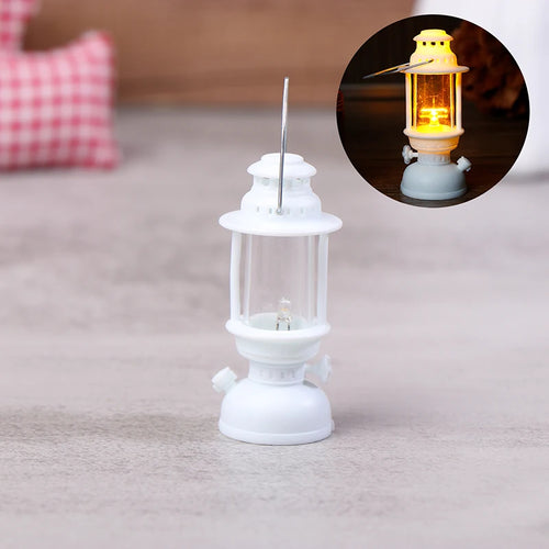 6cm Mini Led Retro Glowing Pony Lantern Simulation Cande Light Night