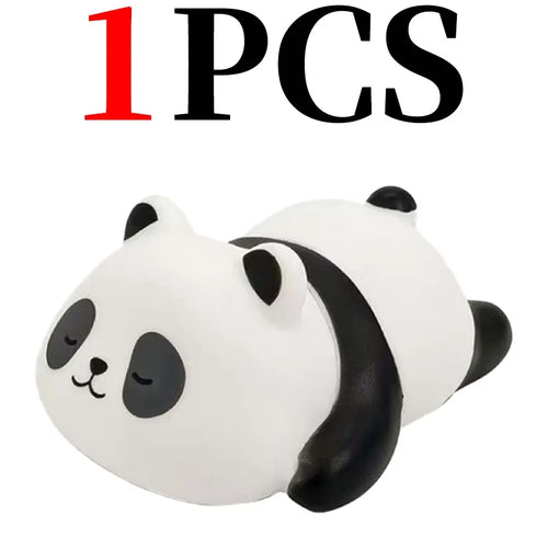 New Panda LED Night Light Living Room Cute Panda Plastic Lamp Bedside
