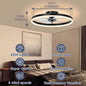 Smart Ceiling Fan with Lights and Remote 6 Speeds Dimmable LED Fan