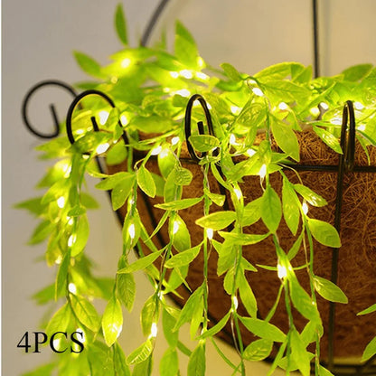 2M 20 Lights USB style  Willow Curtain Lamp Decorative Light String