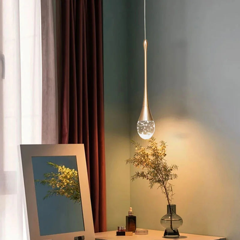 Modern Bubble Crystal Pendant Lights Indoor Hanging Lamp For  Kitchen