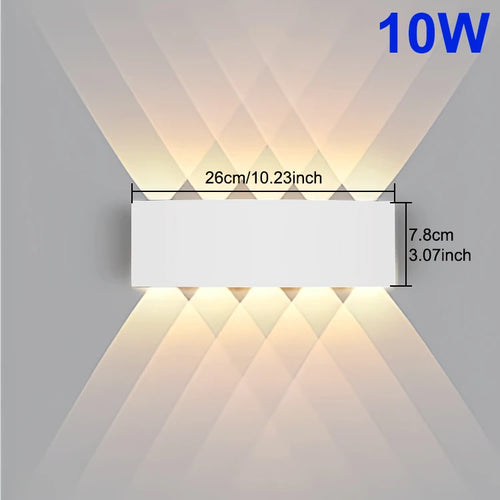 LED Wall Light Waterproof IP65 Outdoor Wall Lamp Garden Porch Light