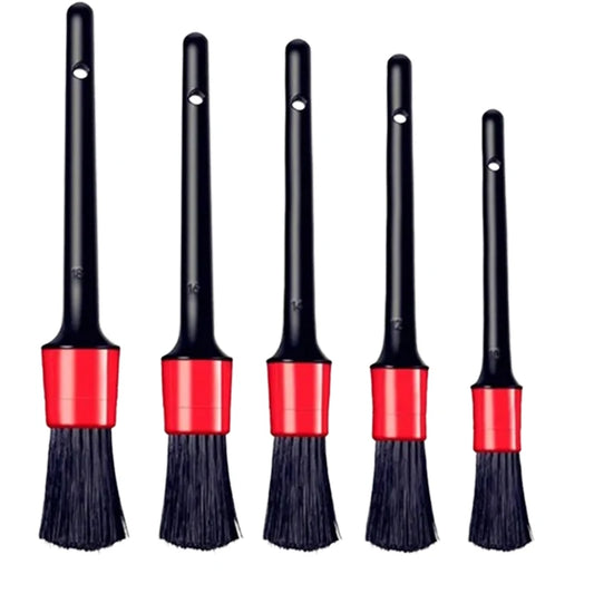 5pcs Car Cleaning Brush Kit Automotive Detail Brushes For Car