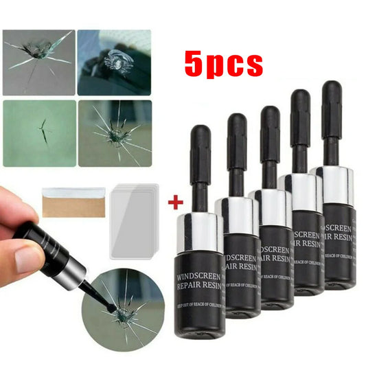 5PCS Automotive Glass Nano Repair Fluid Car Windshield Resin Crack