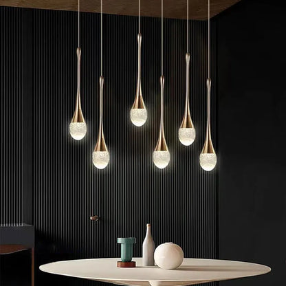 Modern Bubble Crystal Pendant Lights Indoor Hanging Lamp For  Kitchen