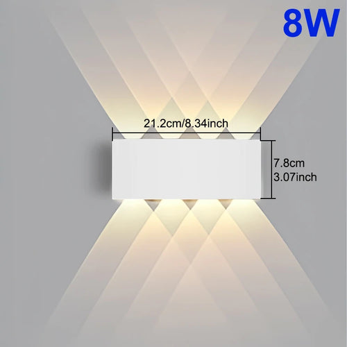 LED Wall Light Waterproof IP65 Outdoor Wall Lamp Garden Porch Light