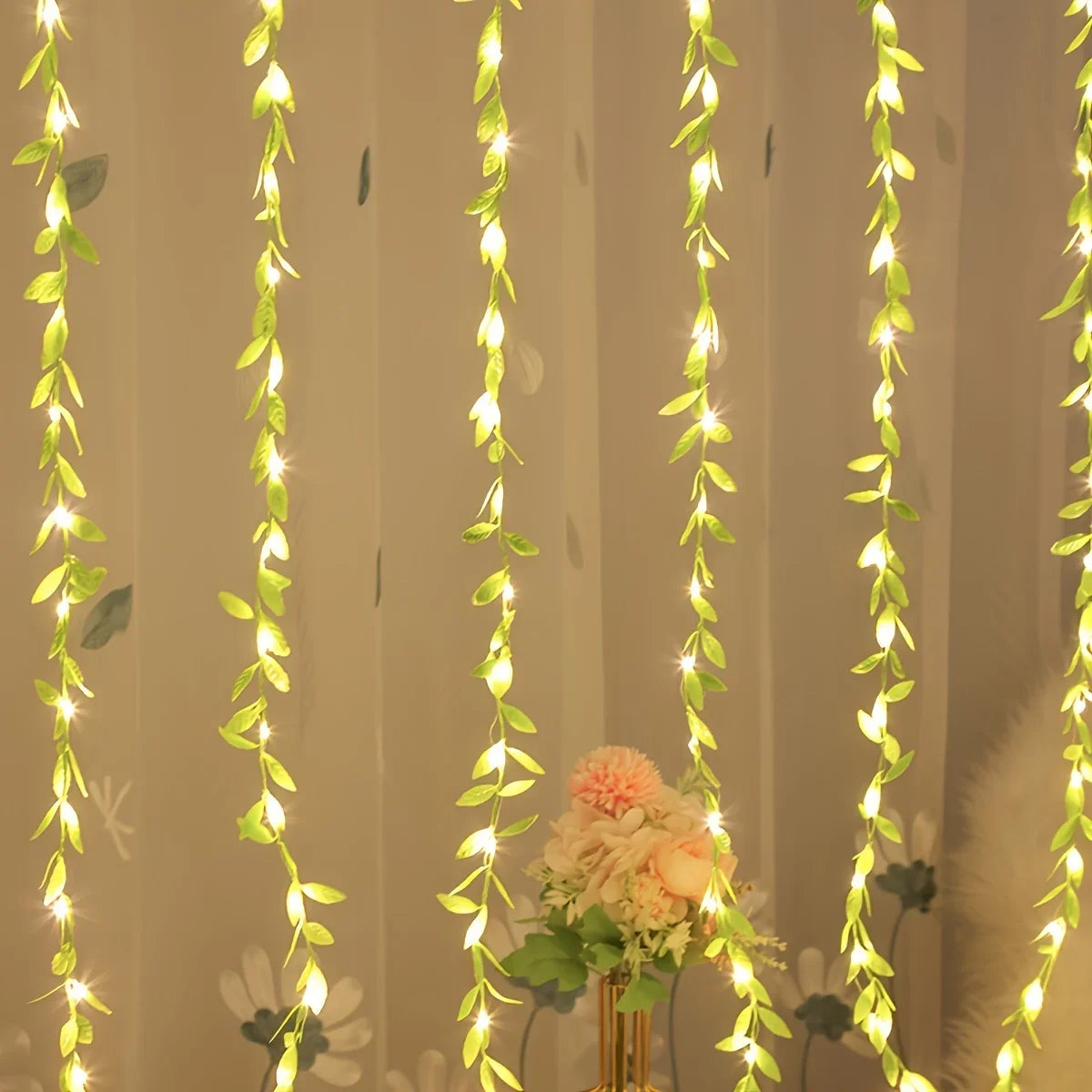 2M 20 Lights USB style  Willow Curtain Lamp Decorative Light String