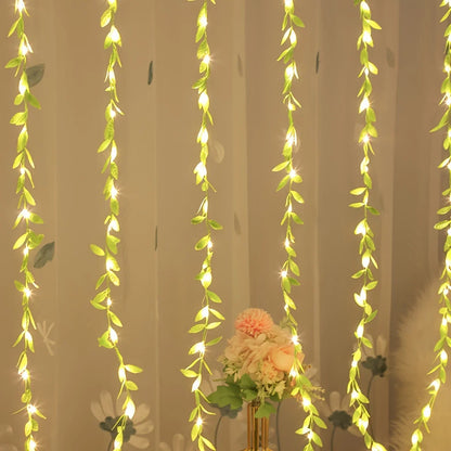 2M 20 Lights USB style  Willow Curtain Lamp Decorative Light String