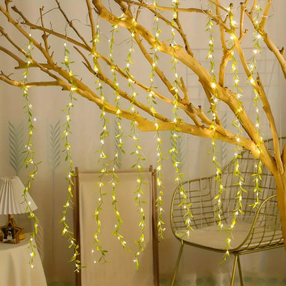 2M 20 Lights USB style  Willow Curtain Lamp Decorative Light String