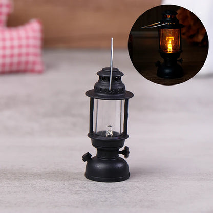 6cm Mini Led Retro Glowing Pony Lantern Simulation Cande Light Night