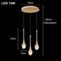 Modern Bubble Crystal Pendant Lights Indoor Hanging Lamp For  Kitchen