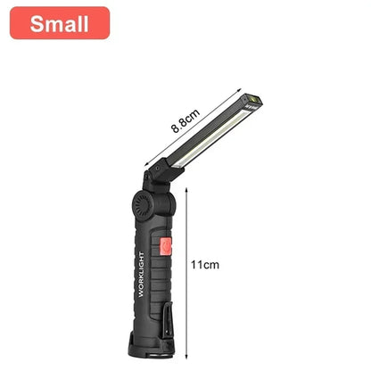 Portable COB LED Work Light USB Rechargeable LED Flashlight Inspection