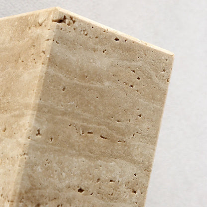 Yellow travertine stone Japanese style wabi-sabi wall lights bedroom