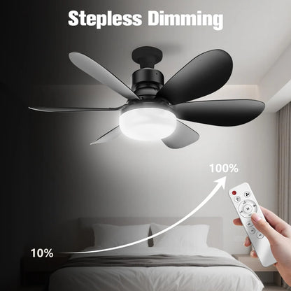 E27 Base LED Ceiling Fan Light with Remote Control 85V-265V Voltage 3