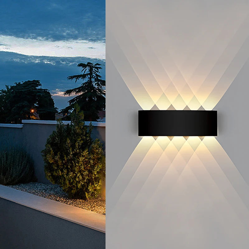LED Wall Light Waterproof IP65 Outdoor Wall Lamp Garden Porch Light