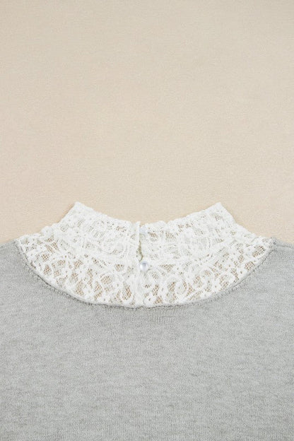 Sophia Patchwork Drop Shoulder Sweater