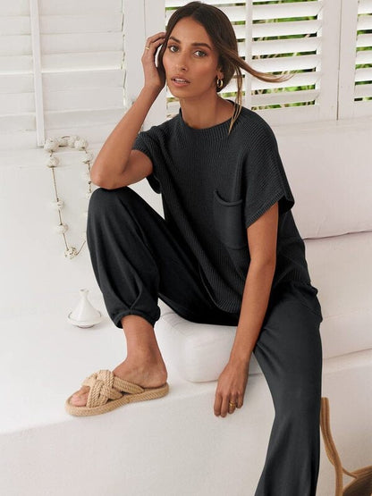 Women's two piece pull over set