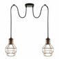 Metal Cage 2 Way Spider Hanging Light~3390