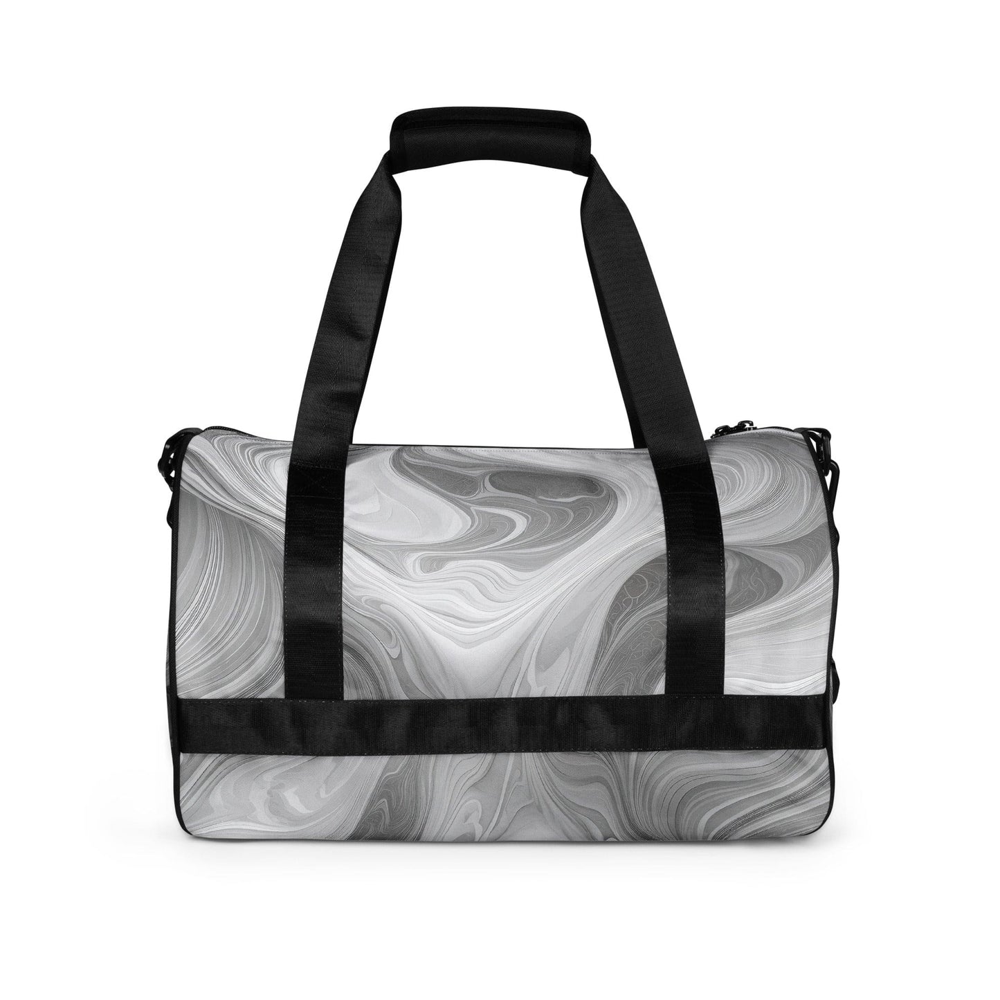 Crossbody Water-resistant Travel Bag - Boho Marble Pattern White